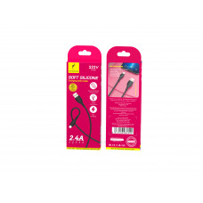 Кабель SkyDolphin S22V Soft Silicone USB - micro USB (M/M), 1 м, Black (SDUSB-000607)