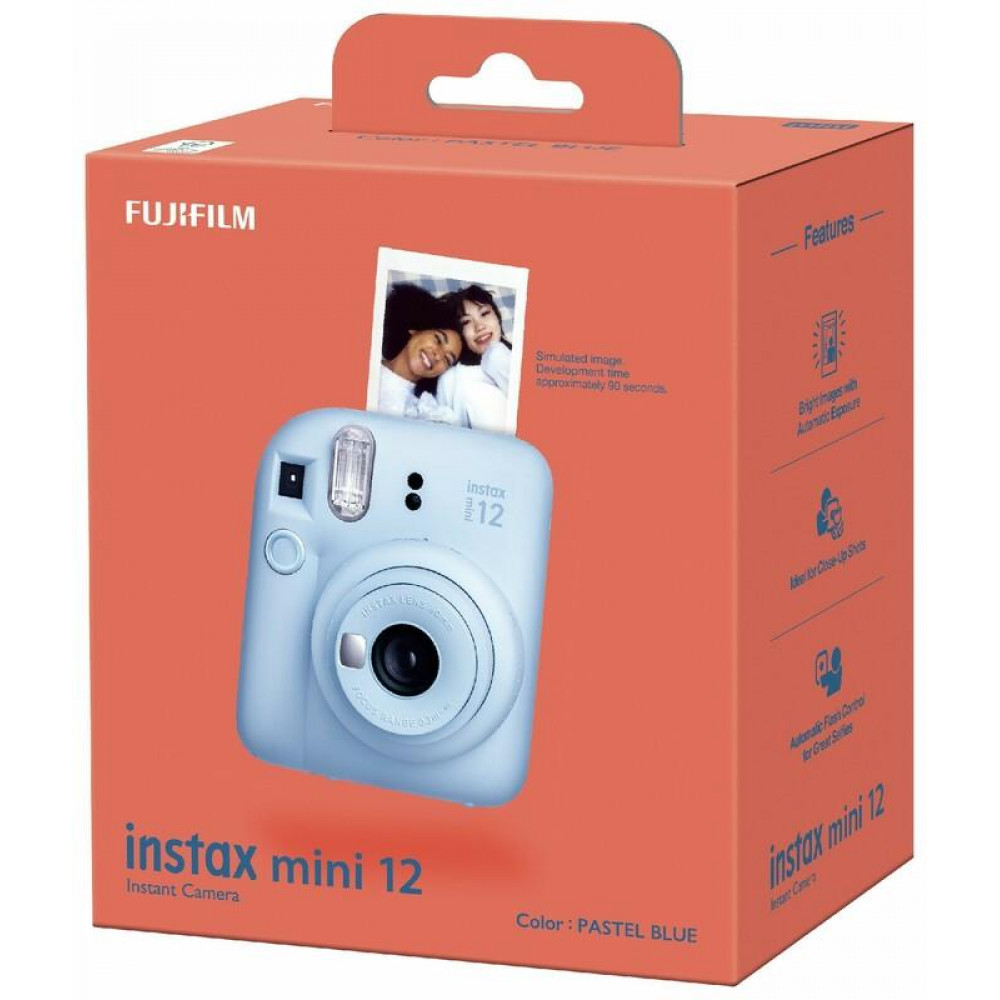 Фотокамера миттєвого друку Fujifilm Instax Mini 12 Pastel Blue (16806092)