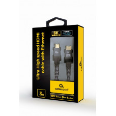 Кабель Cablexpert HDMI - HDMI V 2.1 (M/M), 3 м, Black (CCB-HDMI8K-3M)