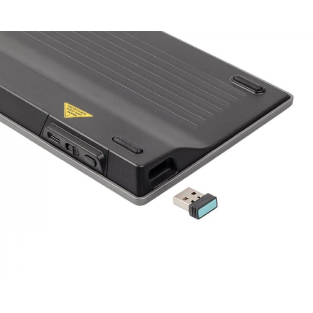 Клавіатура бездротова A4Tech FBX50C Grey