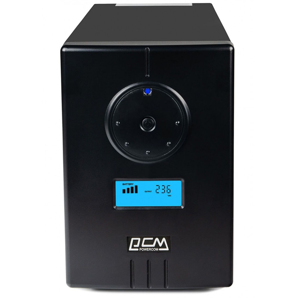 Джерело безперебійного живлення Powercom 500VA/300W, Lin.int, AVR, 2 x Schuko, USB (INF-500)