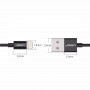 Кабель Ugreen USB - Lightning (M/M), 2 м, Black (80823)