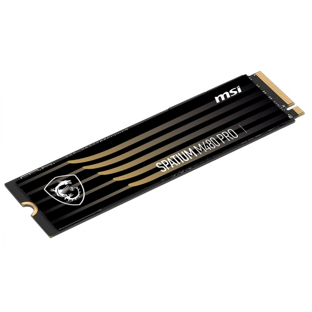 Накопичувач SSD 2TB MSI Spatium M480 Pro M.2 2280 PCIe 4.0 x4 NVMe 3D NAND TLC (S78-440Q600-P83)