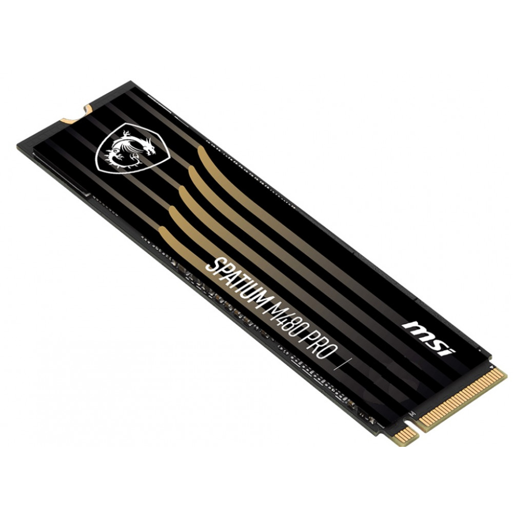 Накопичувач SSD 2TB MSI Spatium M480 Pro M.2 2280 PCIe 4.0 x4 NVMe 3D NAND TLC (S78-440Q600-P83)
