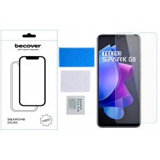 Захисне скло BeCover для Tecno Spark Go 2023 (BF7) Crystal Clear Glass 3D (709263) Захисне скло BeCover для Tecno Spark Go 2023 (BF7) Crystal Clear Glass 3D (709263)