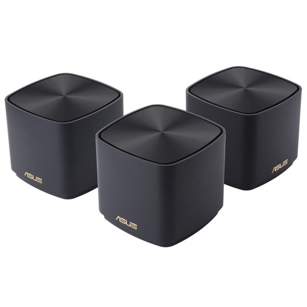 Wi-Fi Mesh-система Asus ZenWiFi XD4 Plus 3pk Black (90IG07M0-MO3C50)