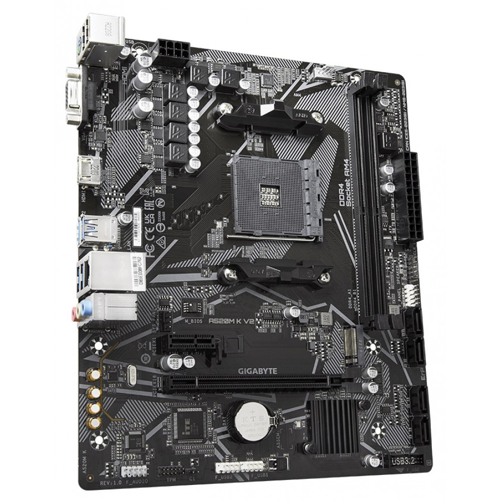 Материнська плата Gigabyte A520M K V2 Socket AM4