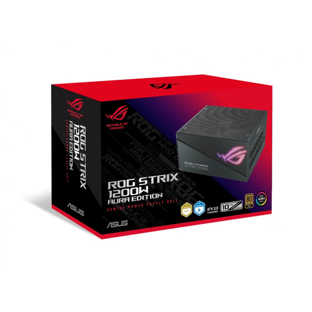 Блок живлення Asus ROG Strix PCIE5 1200W Gold Aura Edition (90YE00P0-B0NA00)