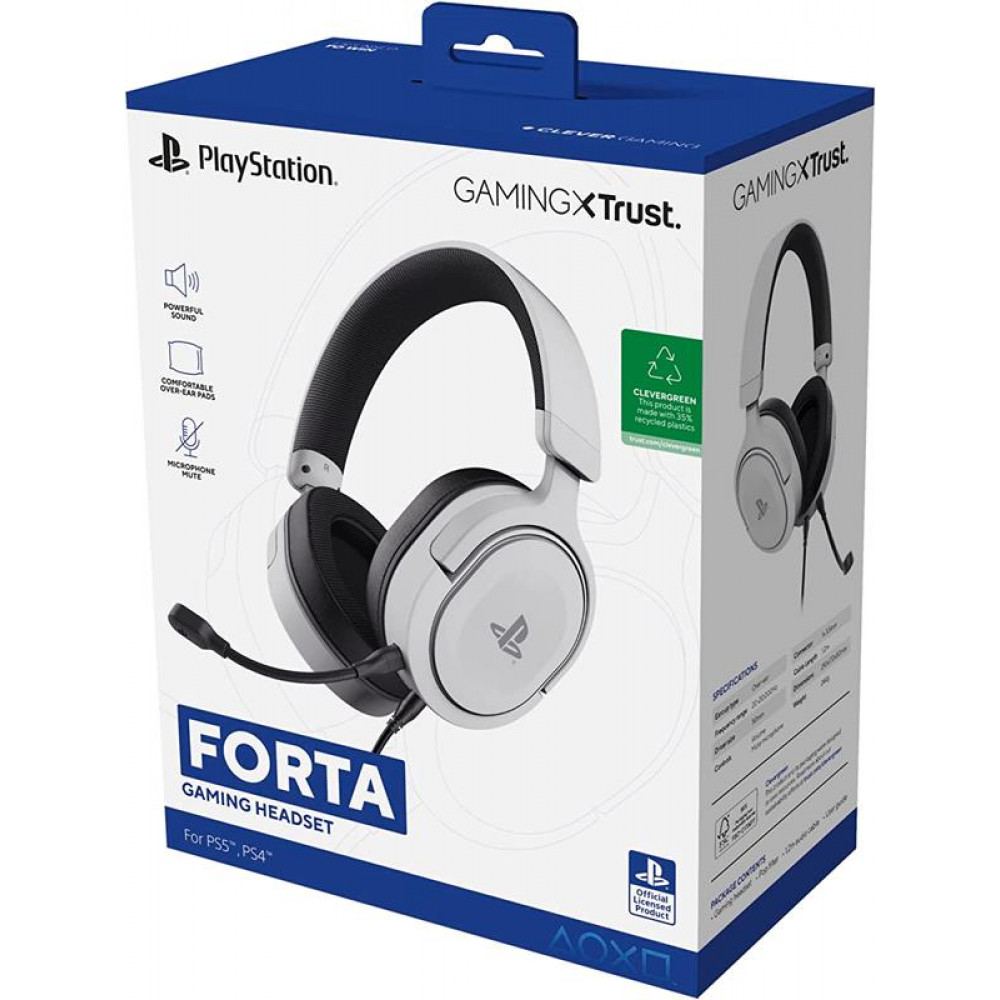Гарнітура Trust GXT 498 Forta для PS5 White (24716)
