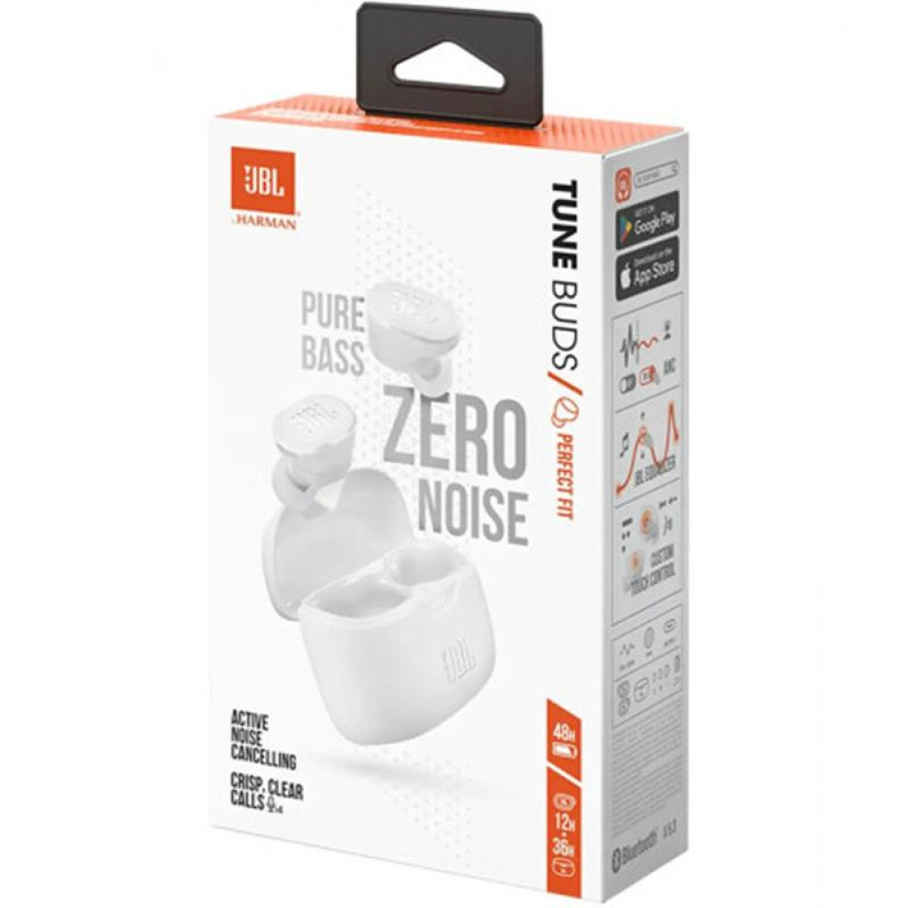 Bluetooth-гарнітура JBL Tune Buds White (JBLTBUDSWHT)