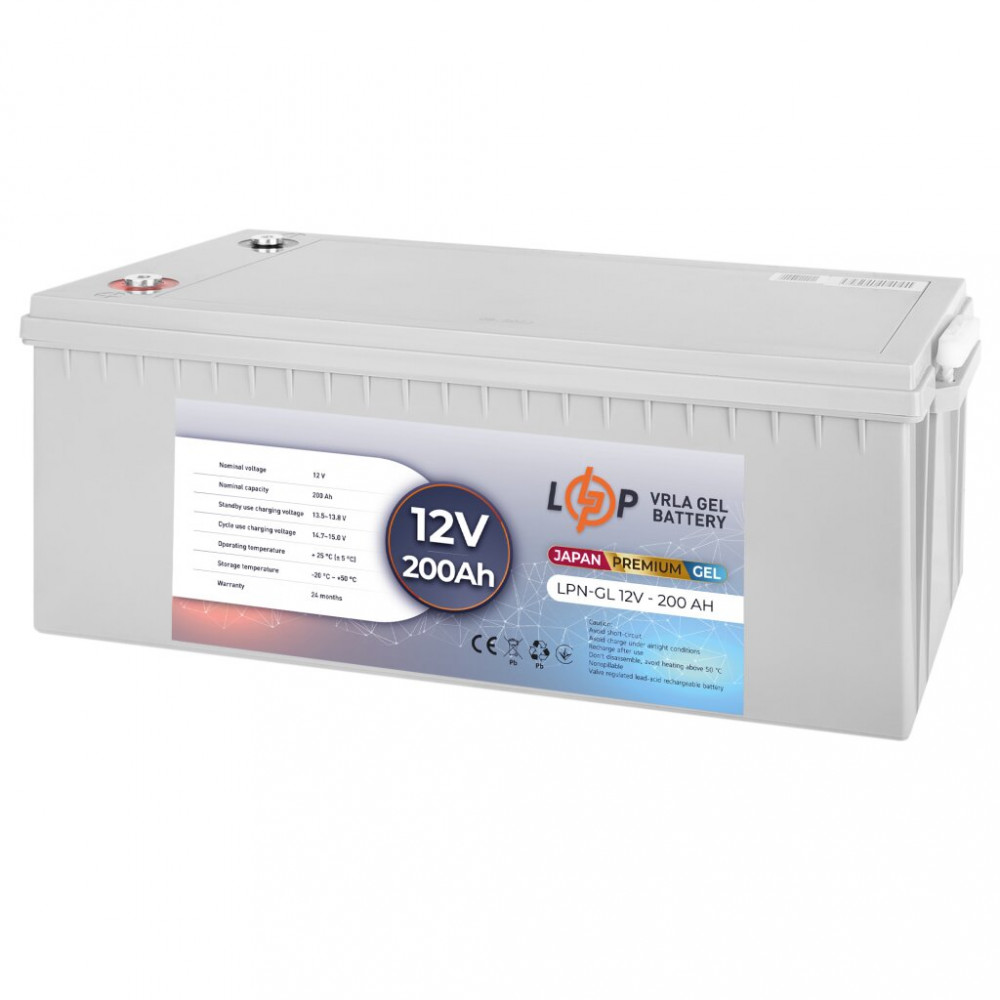 Акумуляторна батарея Logicpower LPN-GL 12V - 200 Ah GEL