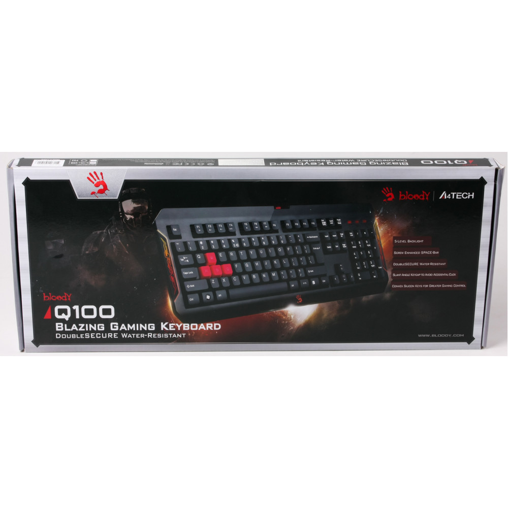 Клавіатура Bloody Q100 Ukr Black