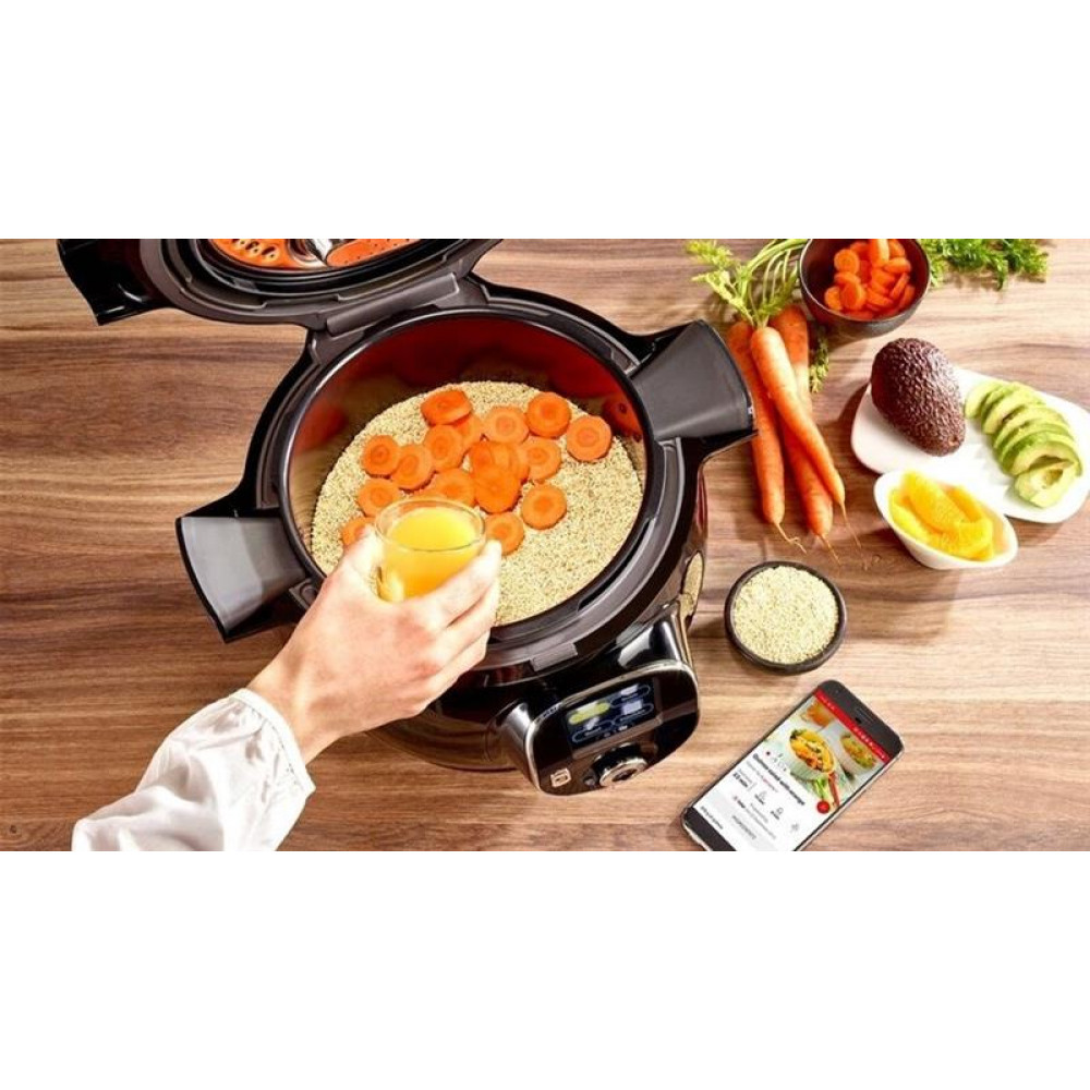 Мультиварка-скороварка Tefal Cook4me+ Connect CY855830