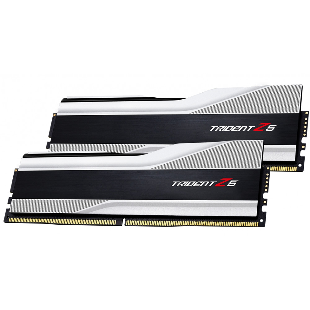 Модуль пам`ятi DDR5 2x16GB/6000 G.Skill Trident Z5 Silver (F5-6000J3040F16GX2-TZ5S)