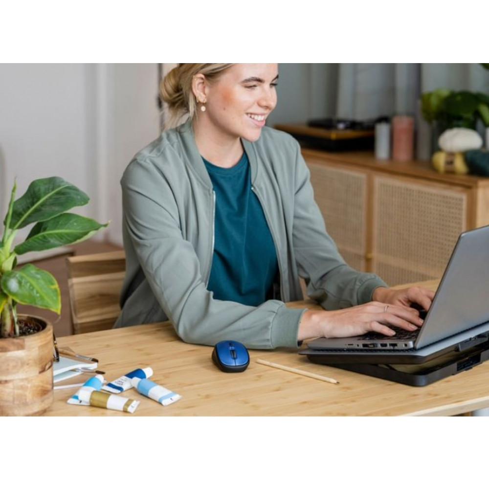 Миша бездротова Trust Yvi+ Silent Eco Blue (24551)