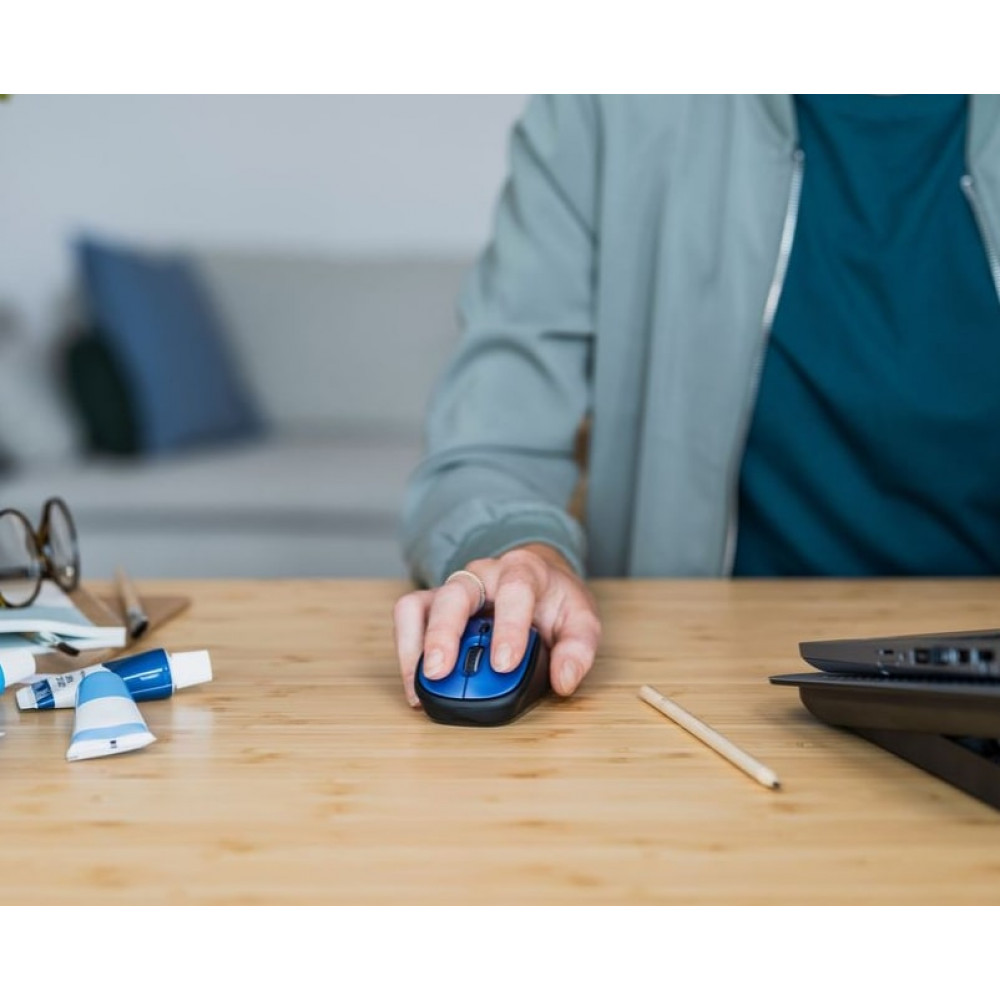 Миша бездротова Trust Yvi+ Silent Eco Blue (24551)