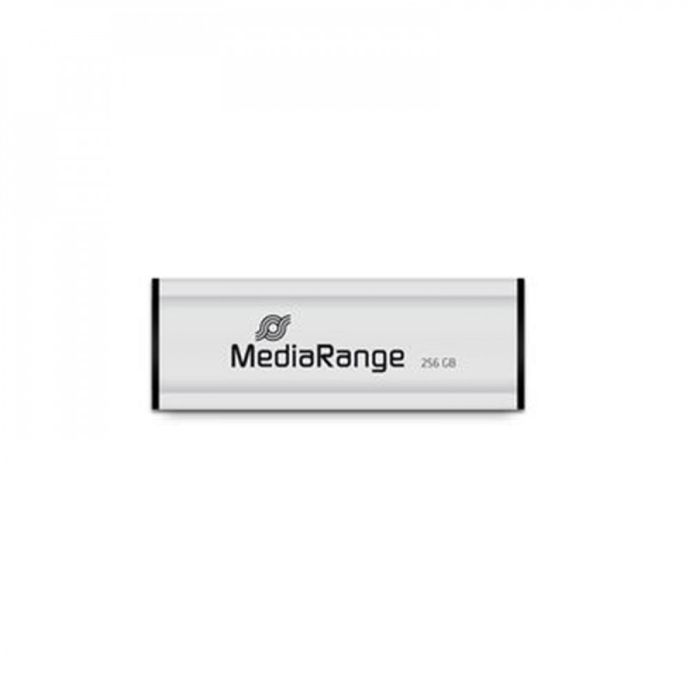 Флеш-накопичувач USB3.0 256GB MediaRange Black/Silver (MR919)