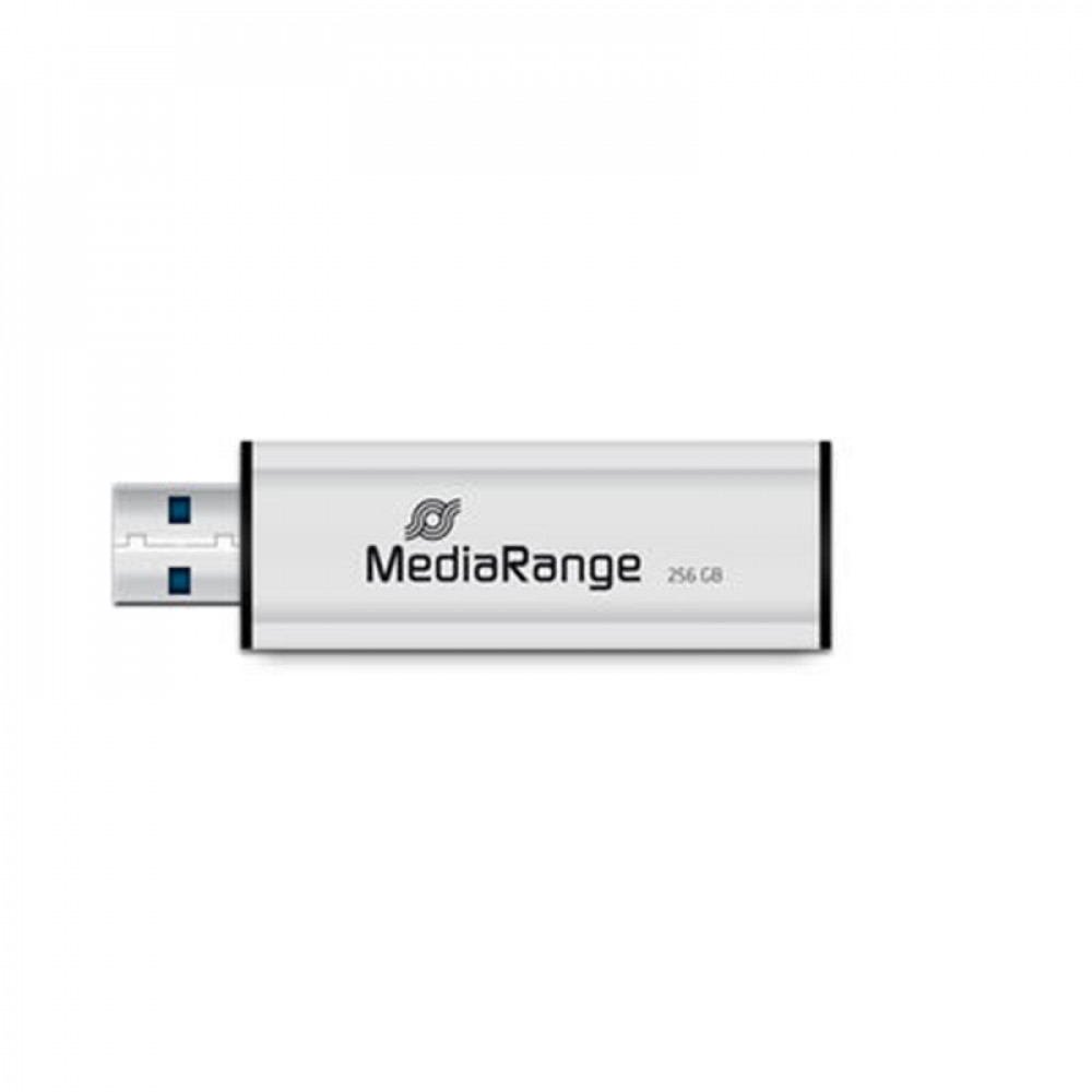 Флеш-накопичувач USB3.0 256GB MediaRange Black/Silver (MR919)