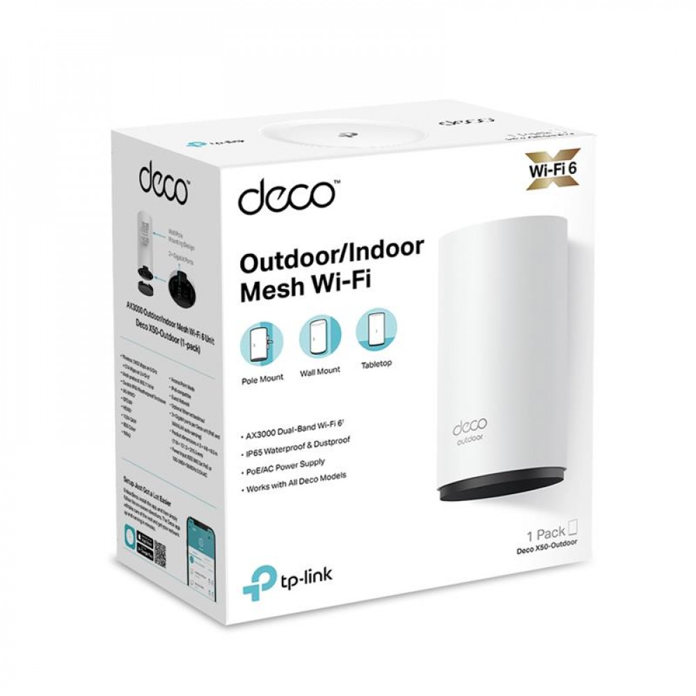 WiFi Mesh-система TP-Link Deco X50-Outdoor(1-pack)