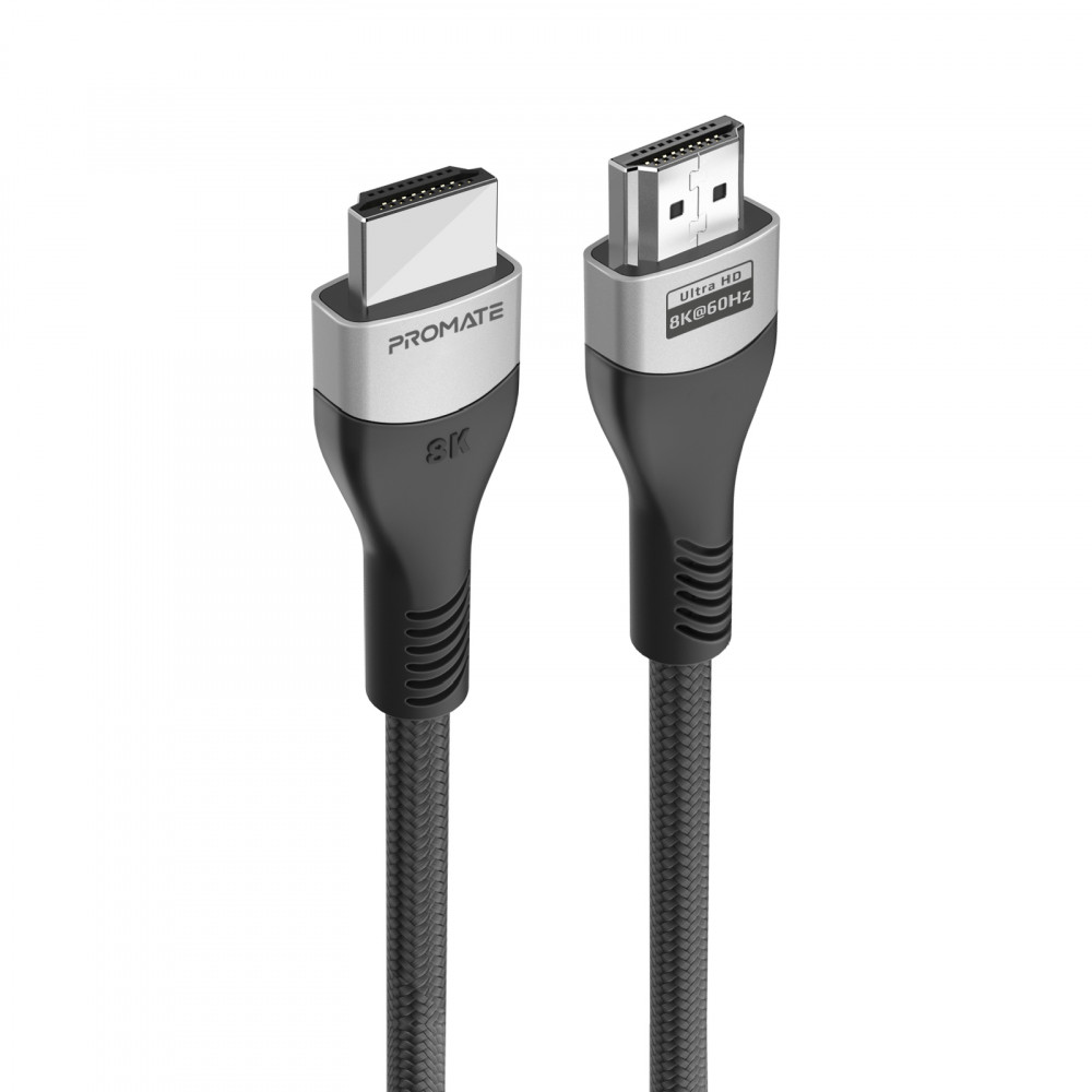 Кабель Promate PrimeLink HDMI - HDMI v.2.1, (M/M), 3 м, Grey (primelink8k-300.grey)