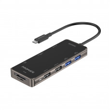 USB-хаб Promate PrimeHub USB Type-С 7-в-1 (primehub-go.grey)