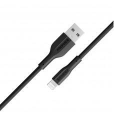 Кабель Promate xCord-Ai USB - Lightning (M/M), 1 м, Black (xcord-ai.black)