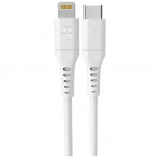 Кабель Promate PowerLink USB Type-C - Lightning (M/M), 1.2 м, White (powerlink-120.white)