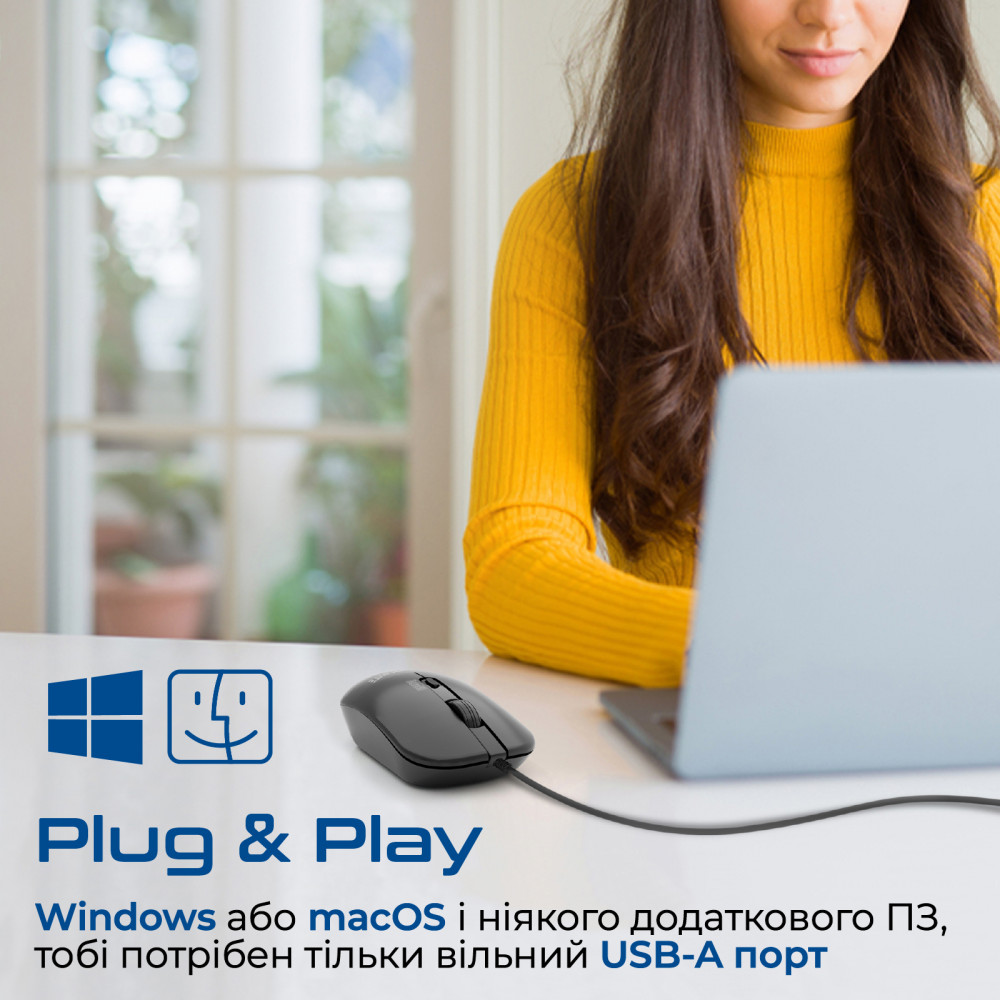 Миша Promate CM-2400 Black