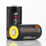 Акумулятор Soshine CR123A/16340 600mAh 1шт