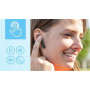 Bluetooth-гарнiтура Trust Primo Touch True Black (23712)