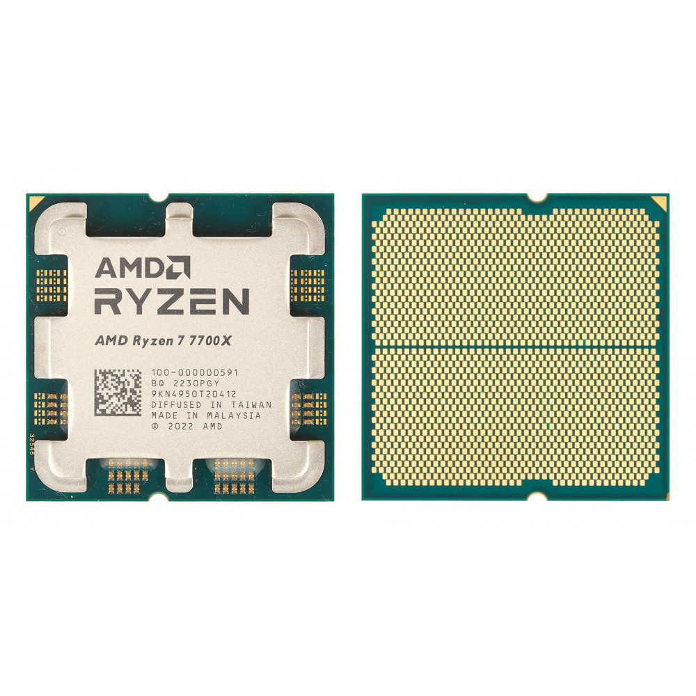 Процесор AMD Ryzen 7 7700X (4.5GHz 32MB 105W AM5) Tray (100-000000591)