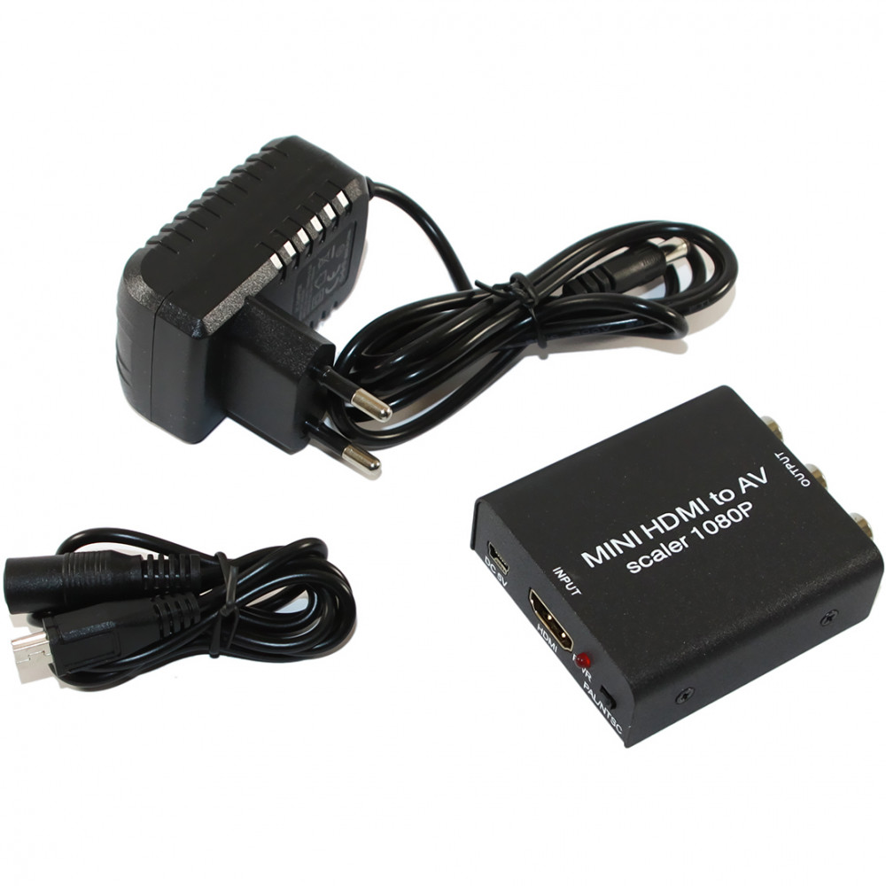 Контролер Atcom HDMI-3RCA (15275) з блоком живлення