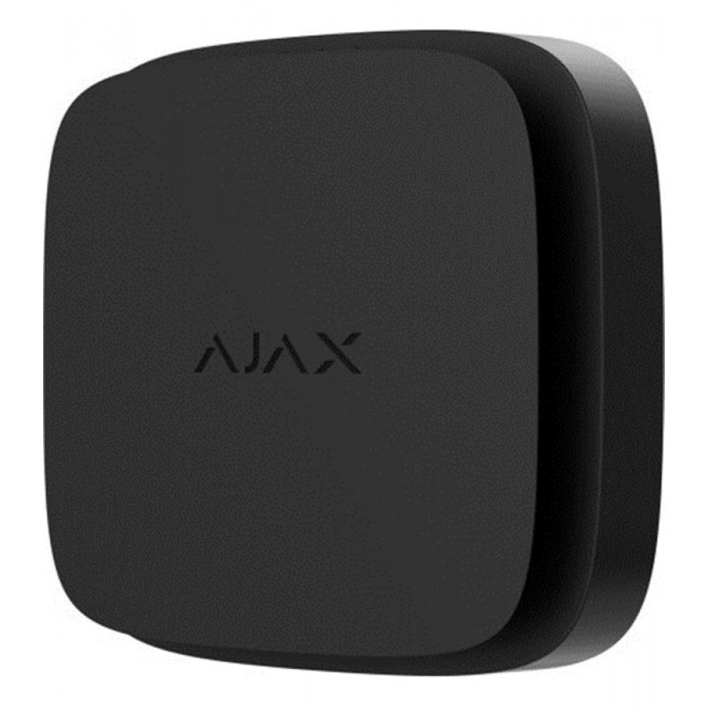 Бездротовий пожежний датчик Ajax FireProtect 2 SB Black з сенсорами диму і температури