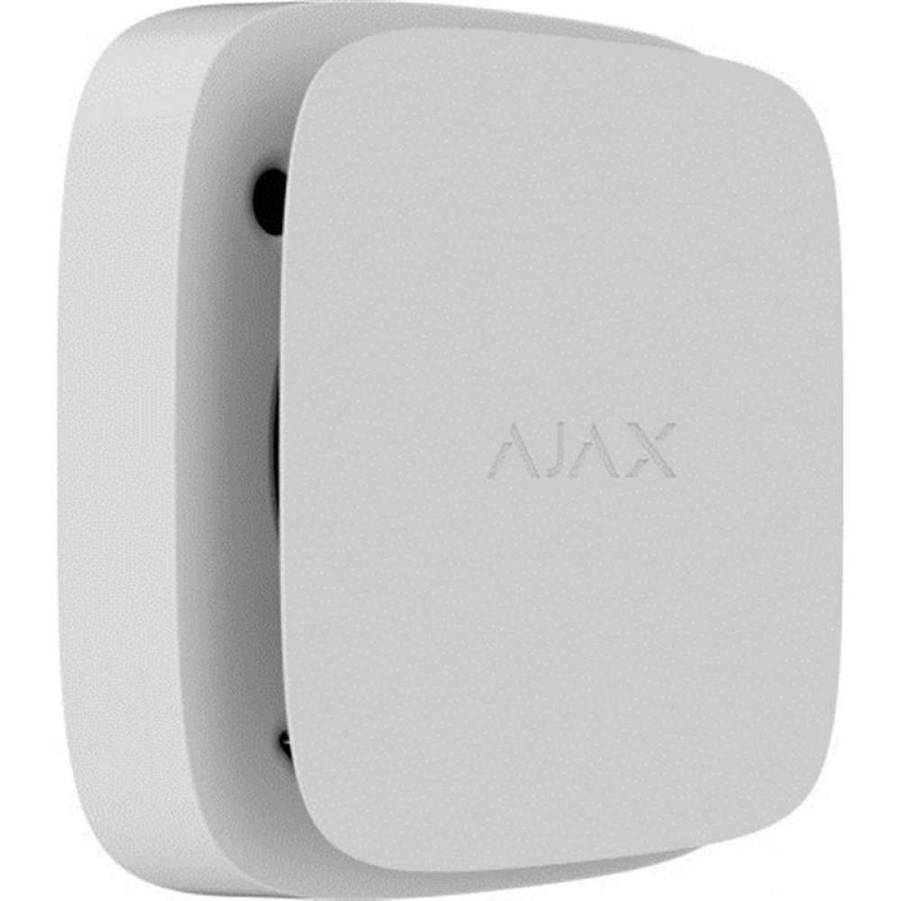 Бездротовий пожежний датчик Ajax FireProtect 2 SB White з сенсорами диму і температури