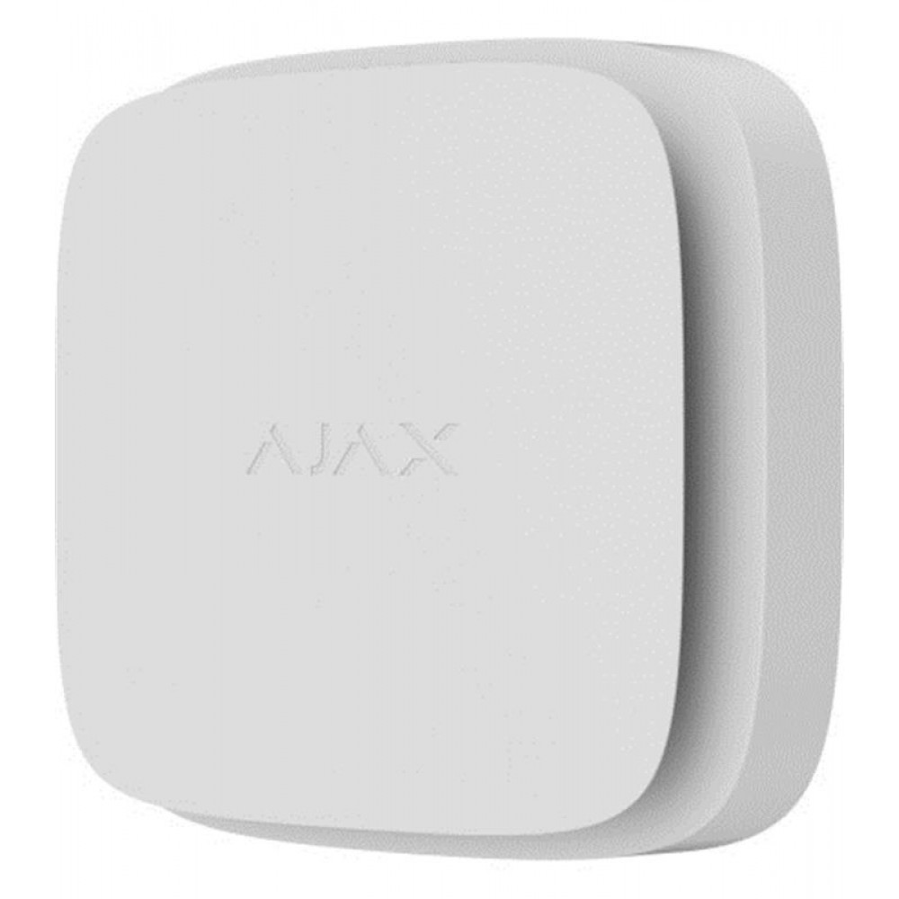 Бездротовий пожежний датчик Ajax FireProtect 2 SB White з сенсорами диму і температури