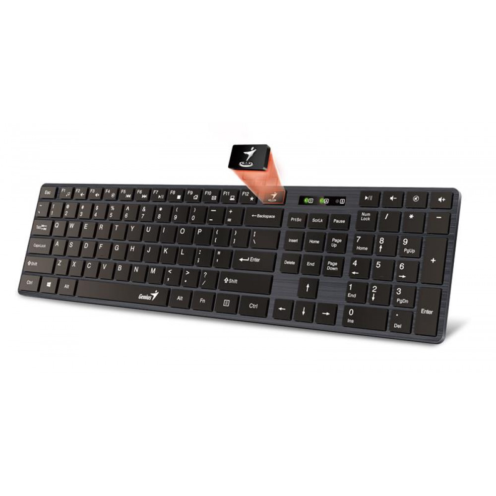 Клавіатура Genius SlimStar 126 Black USB (31310017407)