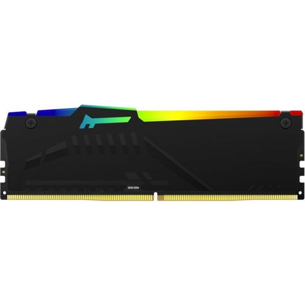 Модуль пам`яті DDR5 2x16GB/5200 Kingston Fury Beast RGB Black (KF552C40BBAK2-32)