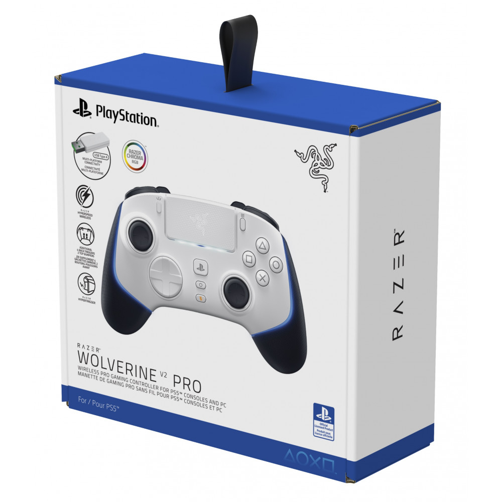 Геймпад Razer Wolverine V2 PRO for PS5 White (RZ06-04710200-R3G1)