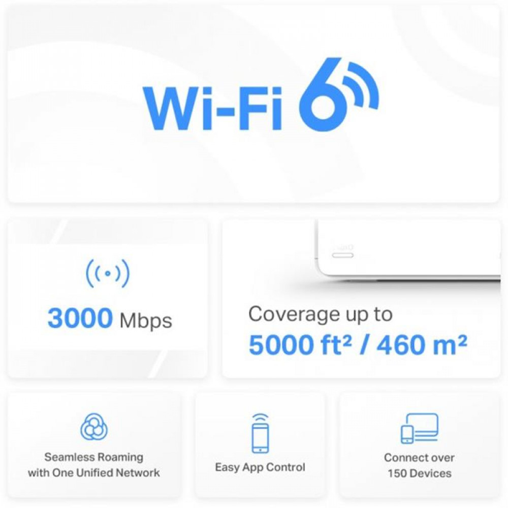 WiFi Mesh-система Mercusys Halo H80X 2-pack