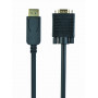 Кабель Cablexpert DisplayPort - VGA (M/M), 1.8 м, чорний (CCP-DPM-VGAM-6) пакет