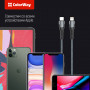 Кабель ColorWay USB-C - Lightning (M/M), PD Fast Charging, 3 А, 1 м, Grey (CW-CBPDCL033-GR)