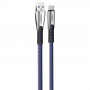 Кабель ColorWay USB - USB Type-C (M/M), 2.4 А, 1 м, Blue (CW-CBUC012-BL)