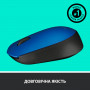 Миша бездротова Logitech M171 Blue/Black (910-004640)