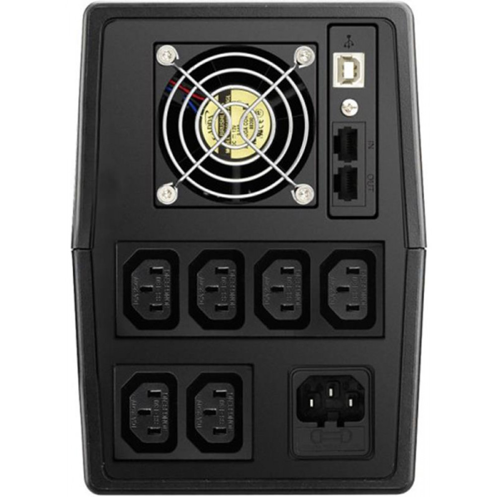 Джерело безперебійного живлення FSP FP1500 1500VA, Line Interactive, AVR, 6 x IEC, RJ45 (PPF9000525) 
