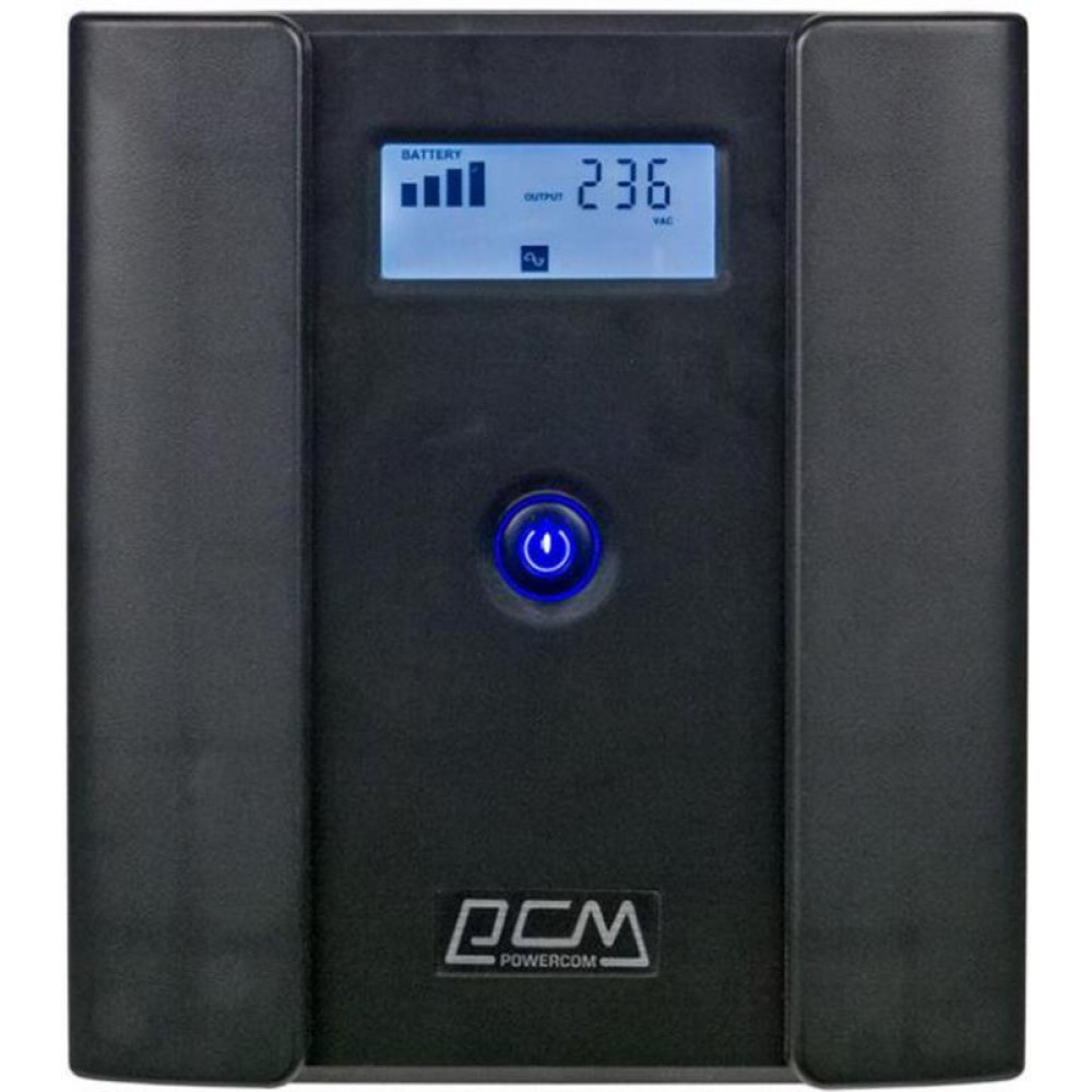 Джерело безперебійного живлення Powercom RPT-1500AP, 4xSchuko, LCD (00210225)