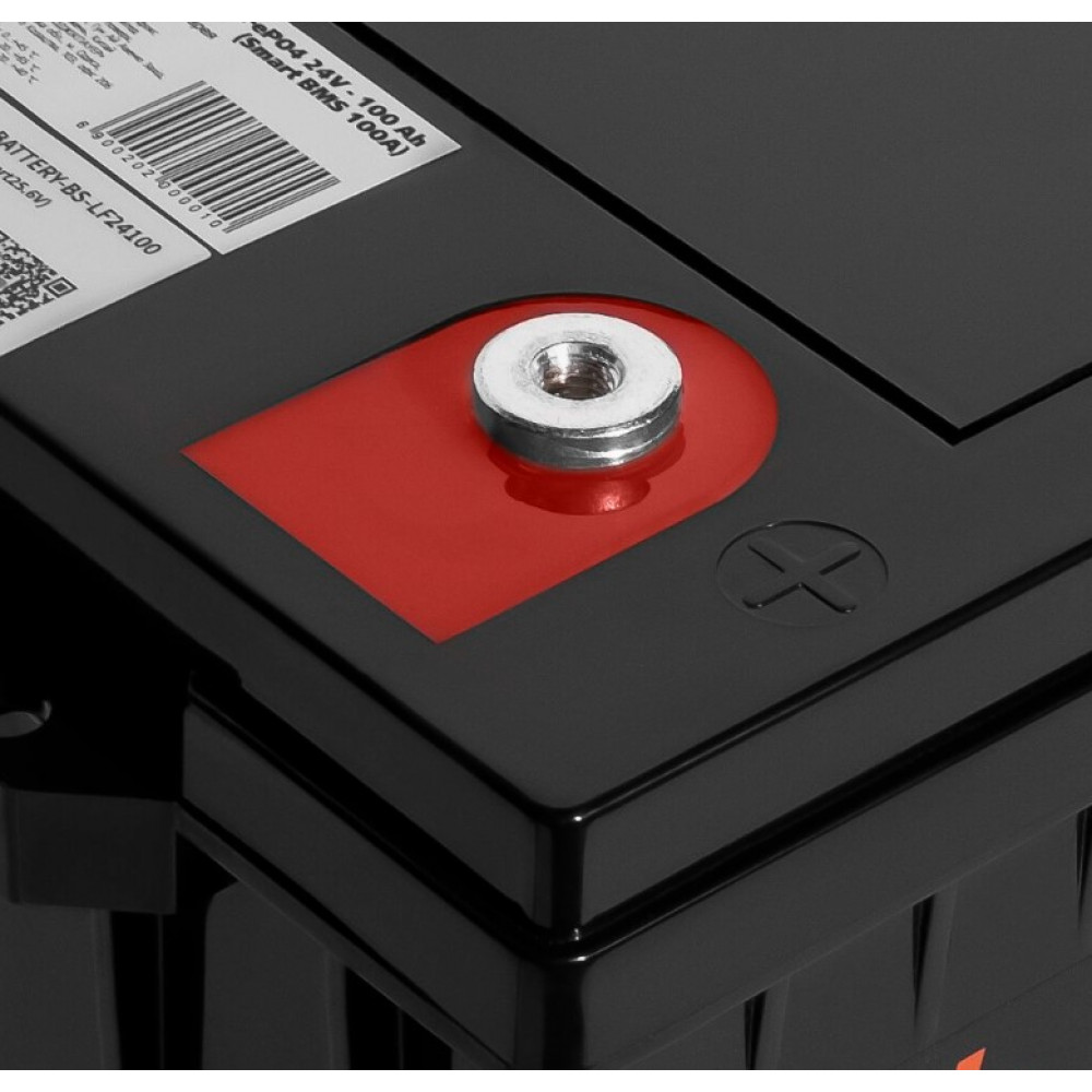 Акумуляторна батарея LogicPower 24V 100 AH (2560Wh) Smart BT для ДБЖ (BMS 100A/50А) LiFePO4