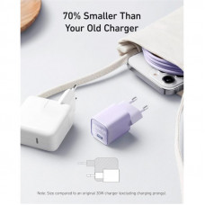 Мережевий зарядний пристрій Anker PowerPort 511 Nano III White, 30 W USB Type-C (A2147G21)