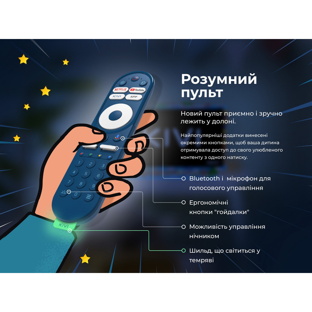 Телевiзор Kivi 32FKIDSTV