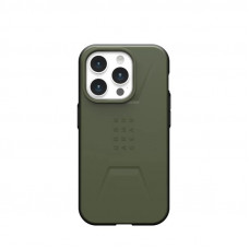 Чохол-накладка Urban Armor Gear Civilian Magsafe для Apple iPhone 15 Pro Olive Drab (114275117272)