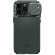 Чохол-накладка Spigen Optik Armor MagFit для Apple iPhone 15 Pro Max Abyss Green (ACS06600)
